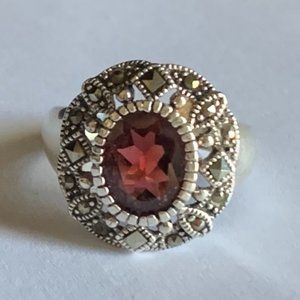 Vintage Pre-Owned Sterling Silver Ring, Size 7